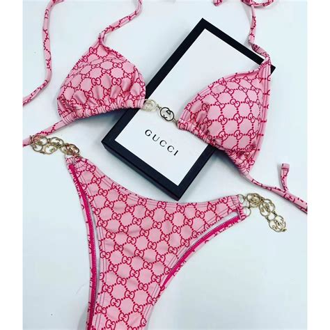 gucci bikini blue|Gucci Swimwear and Beachwear for Women .